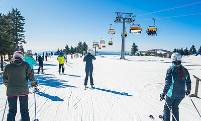 Perfekte Skibedingungen am Keilberg. WSV meets Frühlingsduft am Keilberg - WSV Angebot Elldus Resort