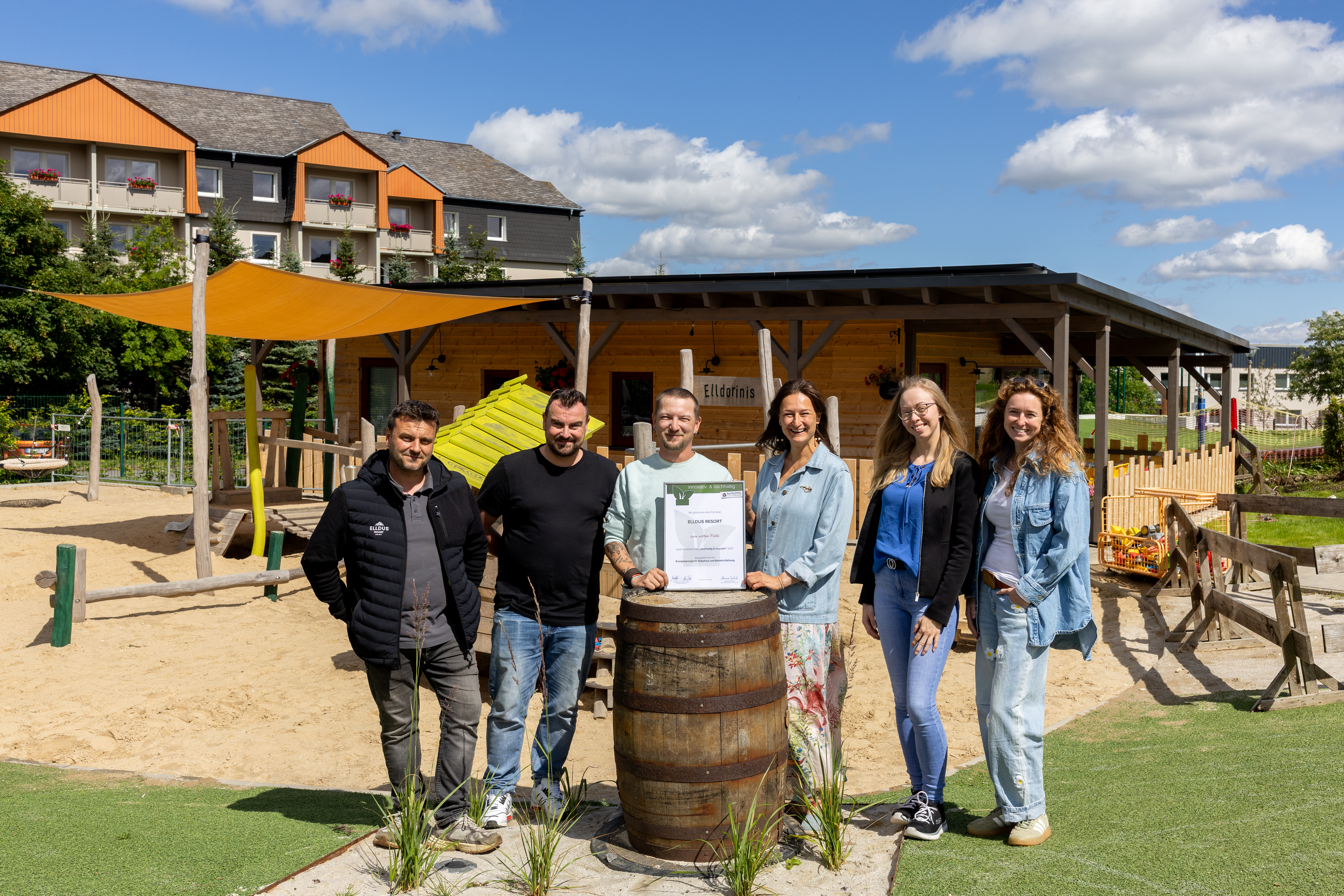 Urkunde Familotel Preis Nachhaltig & Innovativ 2027